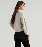 Autumn Feels Turtle Neck Sweater