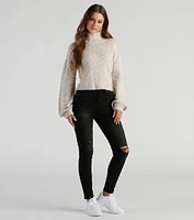 Autumn Feels Turtle Neck Sweater