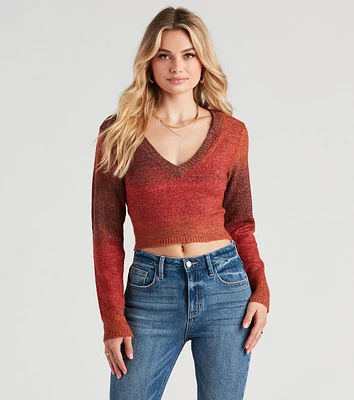 Autumn Spice Lace-Up Sweater