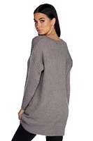 Knit It Glitter Tunic