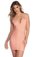 Catch Your Eye Bandage Dress