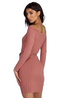 Fit On Point Sweater Dress