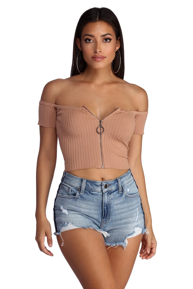 Ring It On Crop Top