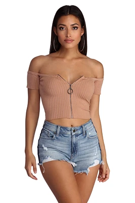 Ring It On Crop Top