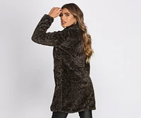 Purrfectly On Trend Leopard Coat