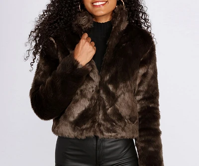 Feeling Fine Faux Fur Jacket