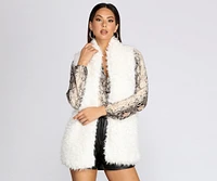 Feelin' Frisky Faux Fur Vest