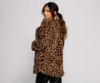 On The Prowl Faux Fur Jacket