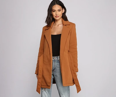 Effortlessly Chic Belted Trench