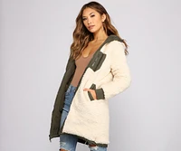 Bundle Up Reversible Long Line Puffer Jacket