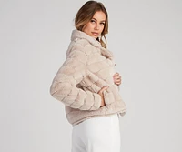 Perfect Illusion Faux Fur Jacket