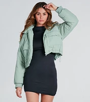 Cute On Cloud Nine Hoodie Puffer Jacket