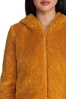 On The Outside Faux Fur Hoodie