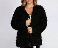 Major Glam Faux Fur Jacket