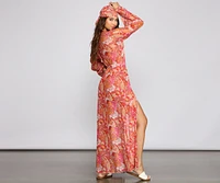 Bohemian Dreams Paisley Print Duster