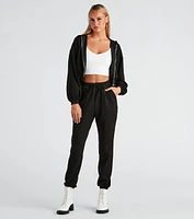 Trendsetting Babe Zip-Up Hoodie