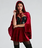 Lil Red Velvet Halloween Cape