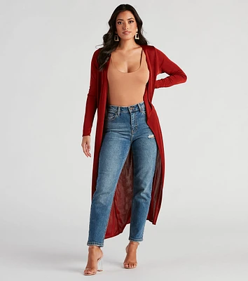 Cozy Fall Vibes Knit Duster
