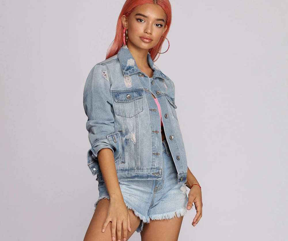 Best Distressed Denim Jacket