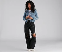 Ready To Roll Destructed Denim Jacket