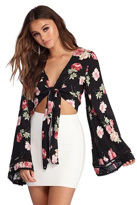 Ring Around Florals Top