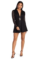 All Laced With Style Jacket Dress