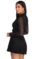 All Laced With Style Jacket Dress