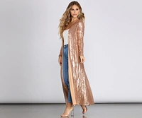 Radiant Sequin Duster