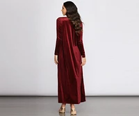 Velvet Luxe Duster