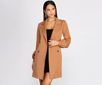 Classically Chic Belted Trench