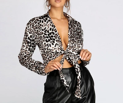 Chic And Fierce Crop Top