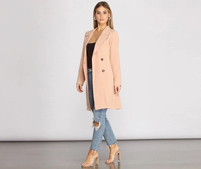 So Profesh Belted Trench