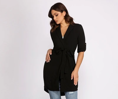 Dressed To Impress Belted Trench