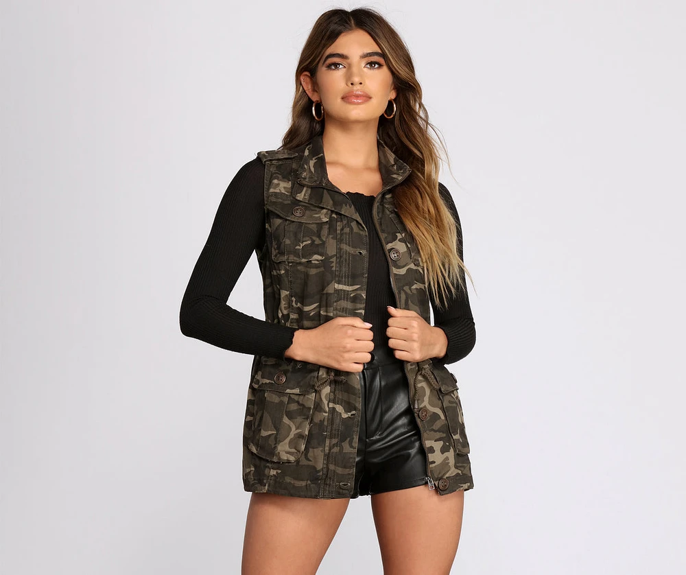 Stealth Mode Camo Vest