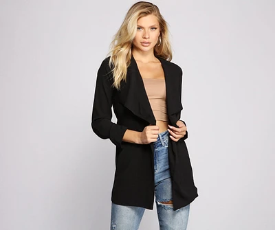 Classically Chic Belted Trench Coat