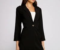 Lookin' Chic Longline Blazer