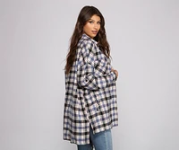 Preppy Chic Plaid Shacket