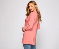 First Impressions Cuffed Boyfriend Blazer