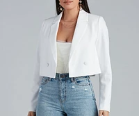 So Polished Cropped Blazer