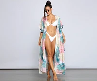 Vacay Bound Palm Leaf Duster