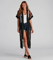 Live Lace Kimono Duster