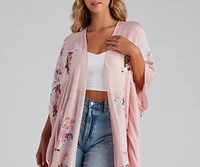 Effortless Breezy Vibes Woven Kimono