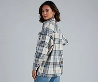 Chill Out Plaid Shacket