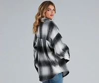 Basic Mood Oversized Plaid Shacket