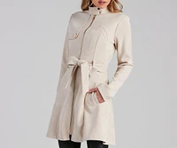 City Chic Babe Trench Dress