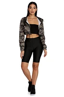 Chillin' Camo Cropped Jacket