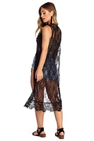 For Lace Days Sleeveless Duster