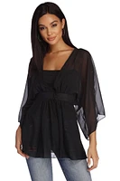 Sheer-ly Yours Chiffon Kimono