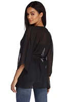 Sheer-ly Yours Chiffon Kimono