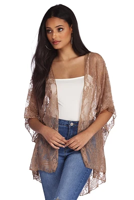 Flirty Lace Kimono